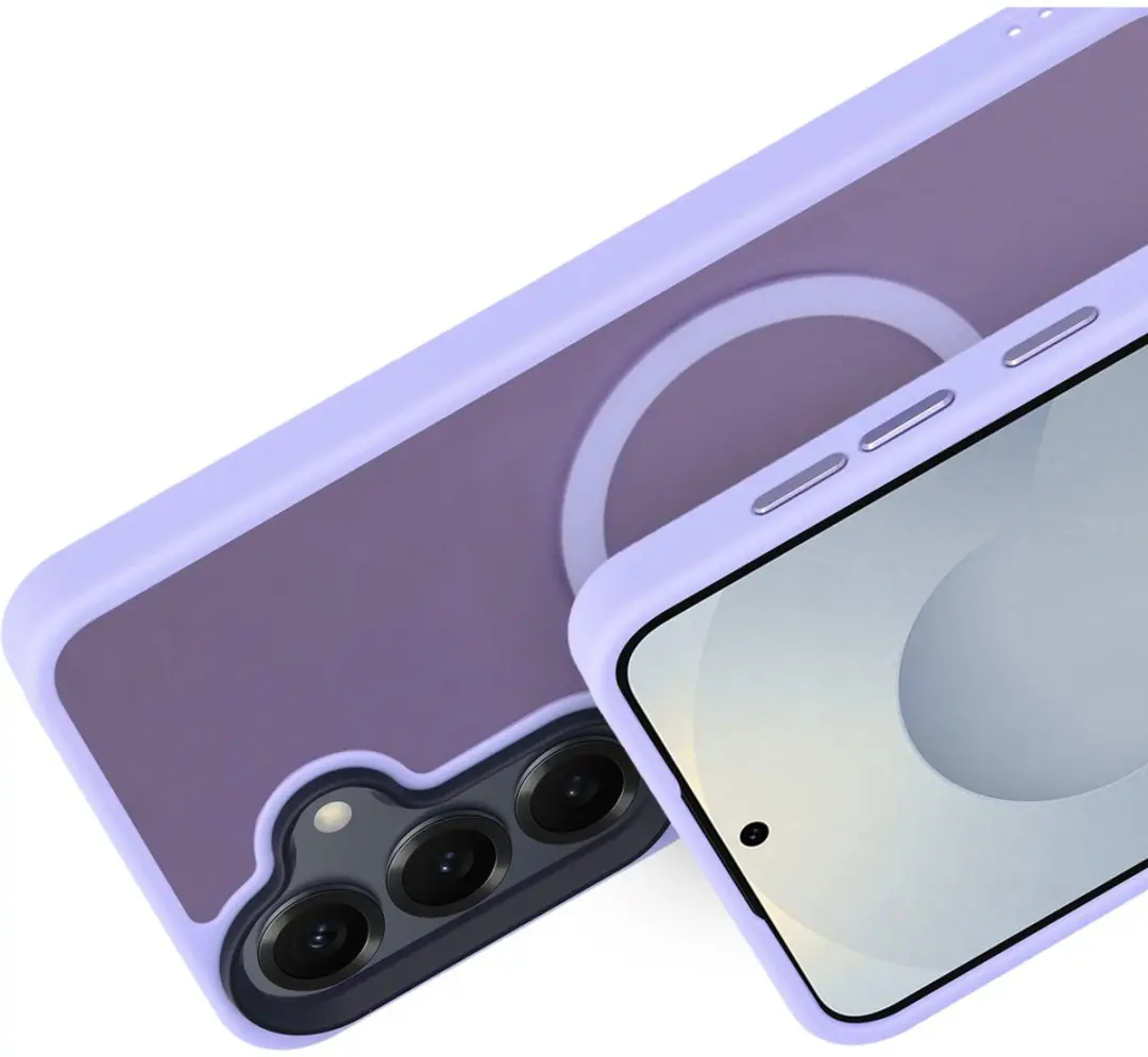 Mobiparts MP-128585 Hoesje Samsung Galaxy S25 - MagSafe - Roze Paars
