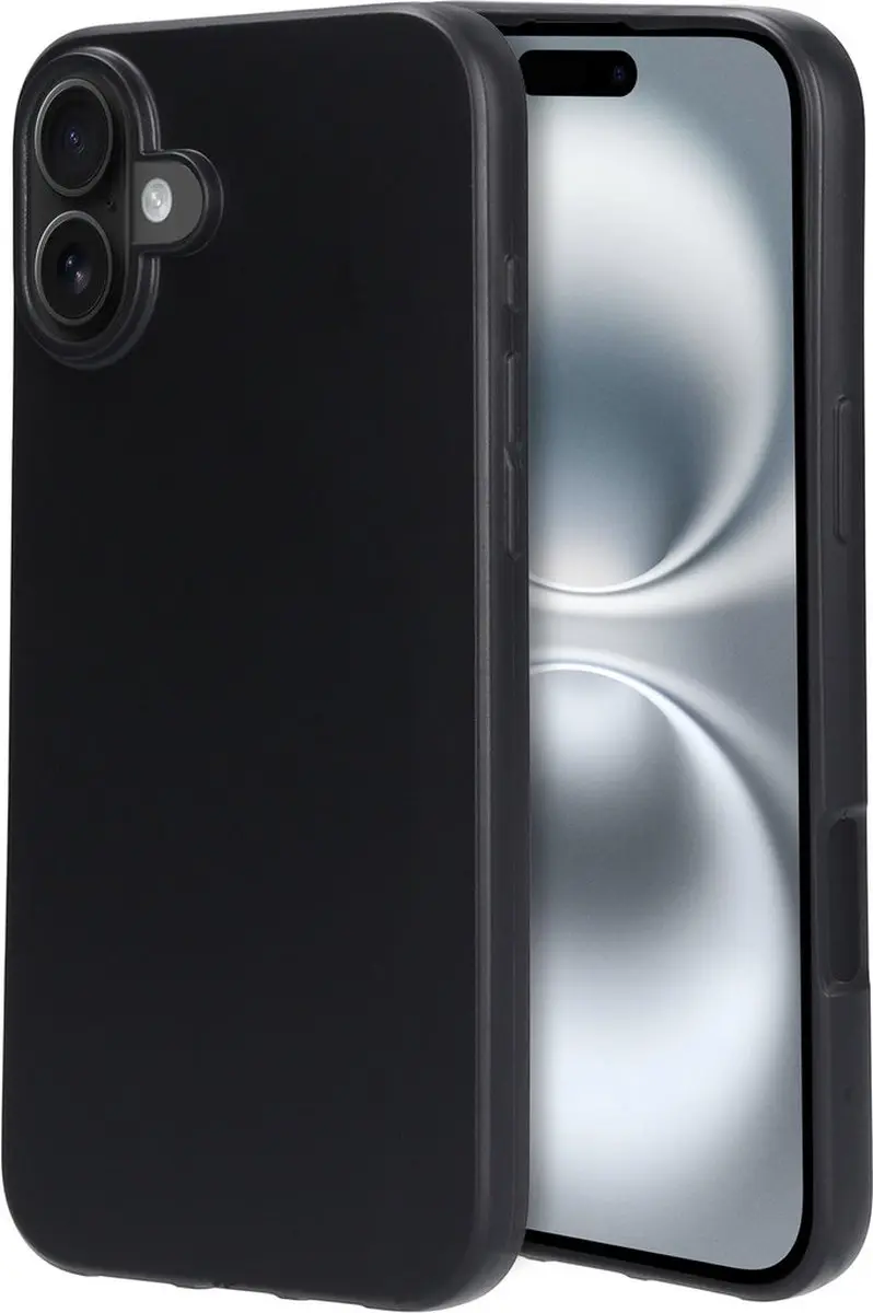 Mobiparts MP-127186 Hoesje iPhone 16 Plus - Zacht TPU - Zwart - afbeelding 6 van 6