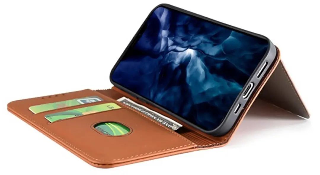 MobiQ Fashion Wallet Case iPhone 16 Pro Max 46-00437 - Blauw