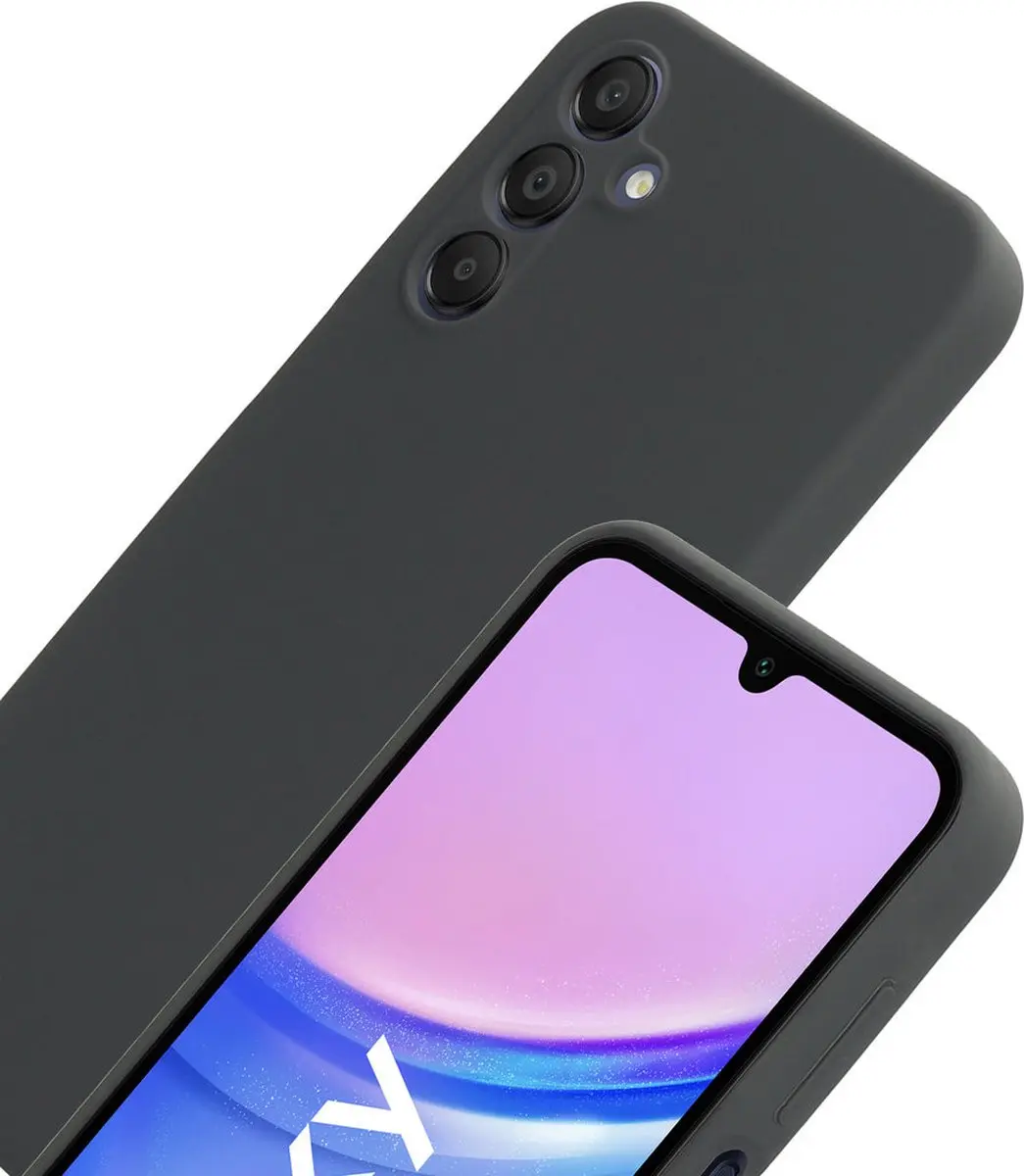 Mobiparts MP-125656 Hoesje Samsung Galaxy A15 - Siliconen Grijs