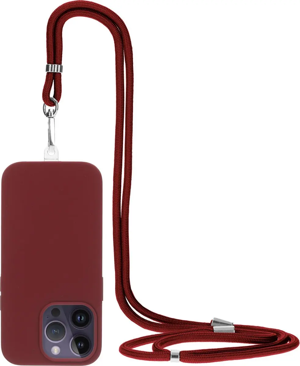 Mobiparts Universeel Telefoonkoord 1.5m - Rood