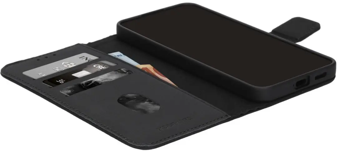 Mobiparts MP-129221 Leather Wallet Case Samsung Galaxy S25 Edge - 3 Pasjes - Zwart