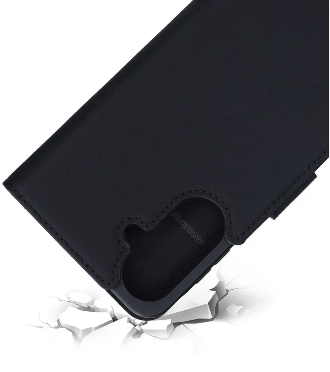 Mobiparts MP-132319 Leather Wallet Case Samsung Galaxy A27 - Zwart
