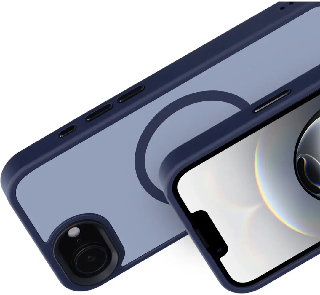 Mobiparts MP-128946 Hoesje iPhone 16/17 - Hardcover MagSafe - Blauw