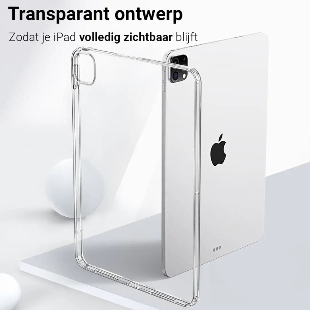 MobiQ 46-00485 Transparante Backcover - iPad Pro 12.9