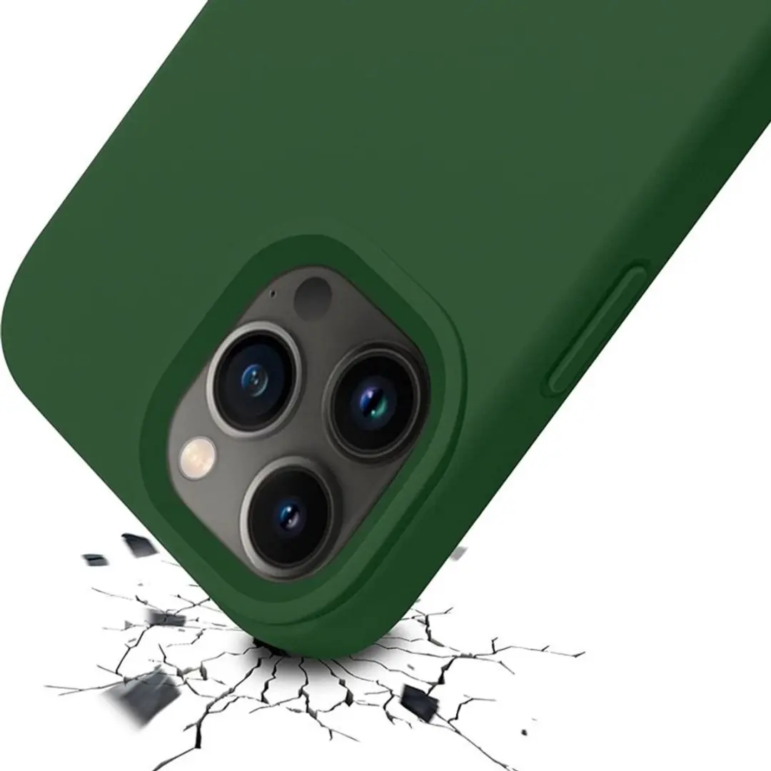 MobiQ 13-02925 iPhone 15 Pro Max Hoesje - Donkergroen