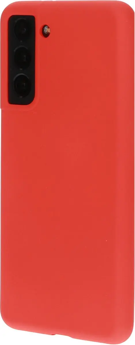 Mobiparts Hoesje Samsung Galaxy S21 Siliconen - Rood MP-112920 - afbeelding 6 van 6