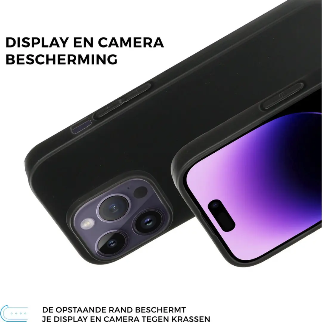 Mobiparts Classic TPU Hoesje MP-5001043 - iPhone 14 Pro - Zwart