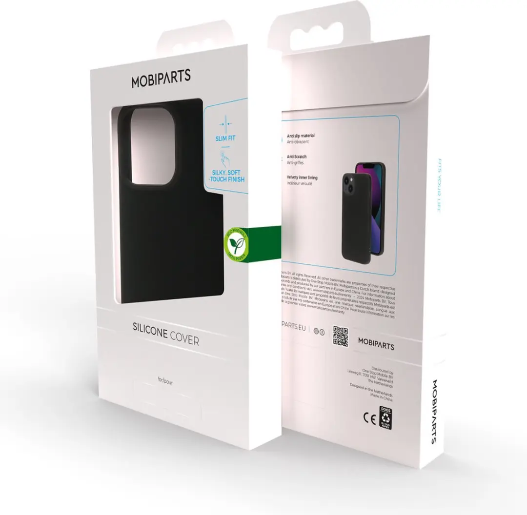 Mobiparts MP-5001969 Hoesje iPhone 15 Pro Max - Zwart