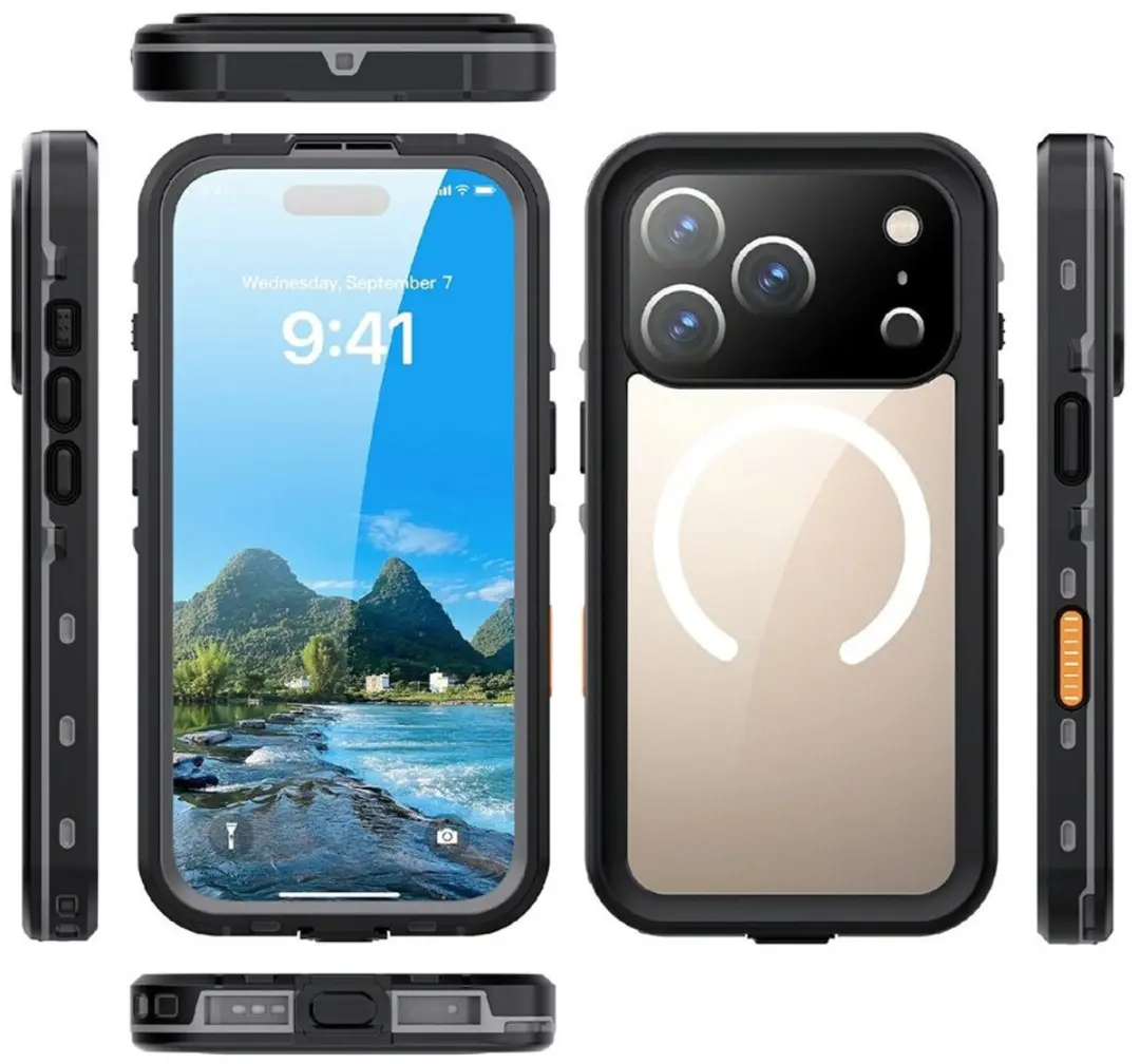 MobiQ Waterdicht Hoesje iPhone 17 Air 46-01263 - Zwart