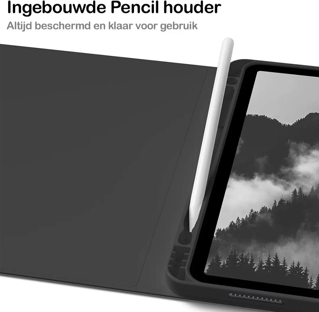 MobiQ Toetsenbordhoes iPad Air 6 11 2024 - Bluetooth - Zwart