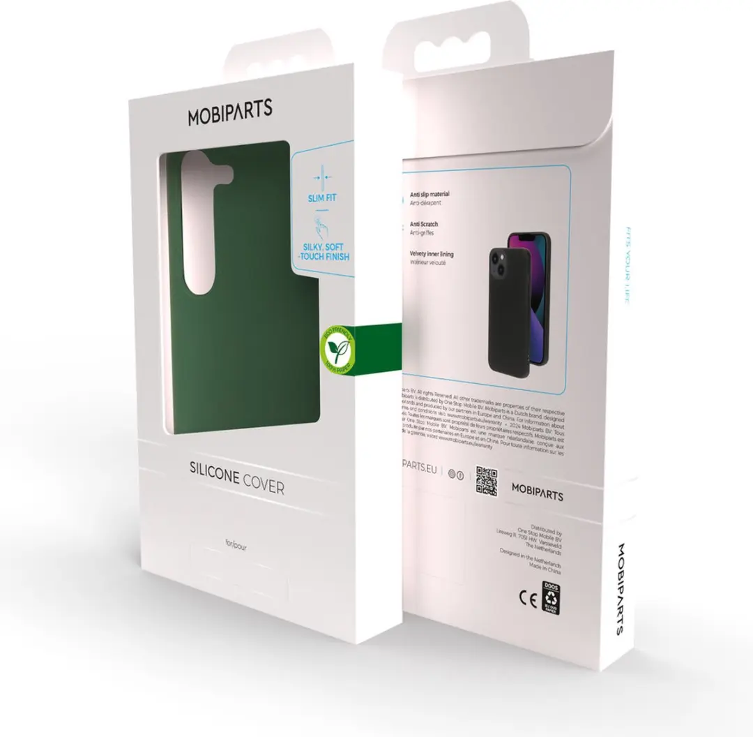 Mobiparts MP-5001539 Silicone Hoesje - Samsung Galaxy S23 - Groen