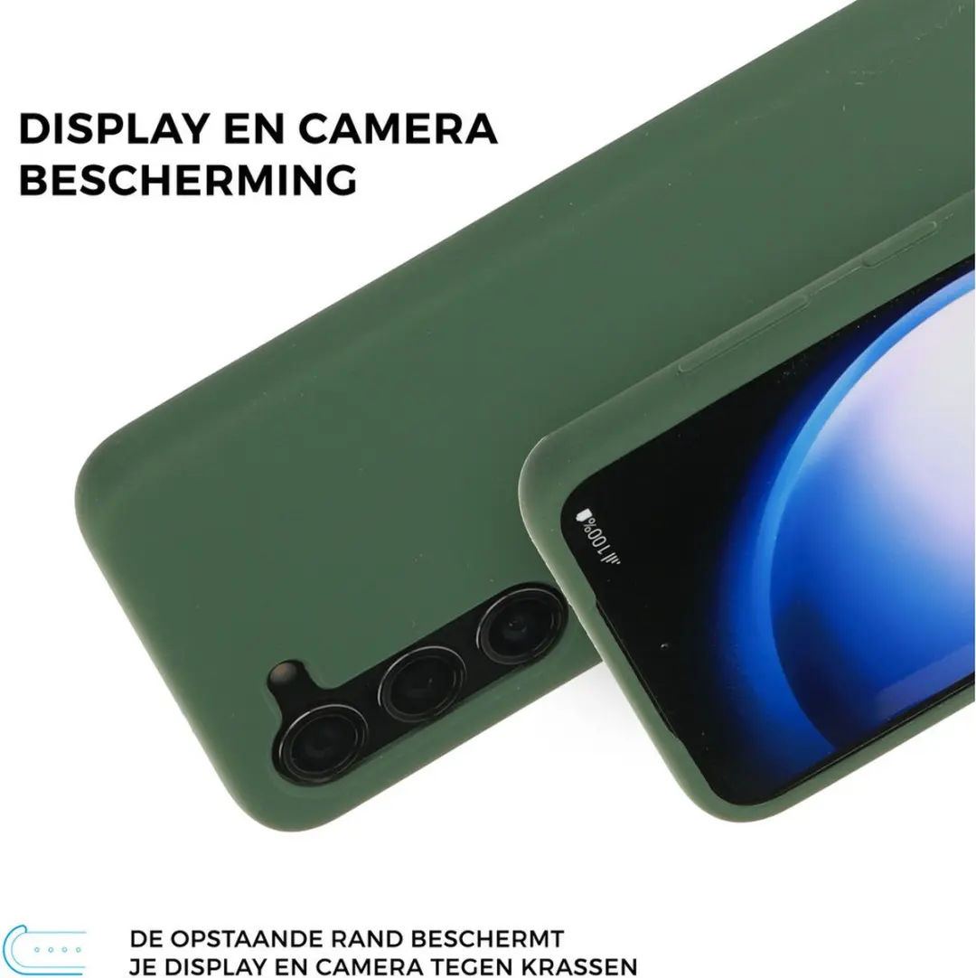 Mobiparts MP-5001539 Silicone Hoesje - Samsung Galaxy S23 - Groen