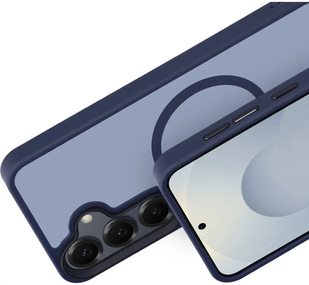 Mobiparts MP-128583 Hoesje Samsung Galaxy S25 - Hardcover MagSafe - Blauw