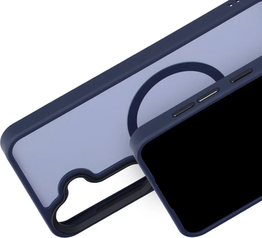 Mobiparts MP-128583 Hoesje Samsung Galaxy S25 - Hardcover MagSafe - Blauw
