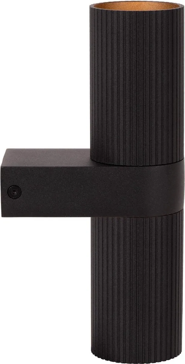 Lucide CLUBS Wandspot 2xGU10 - Zwart