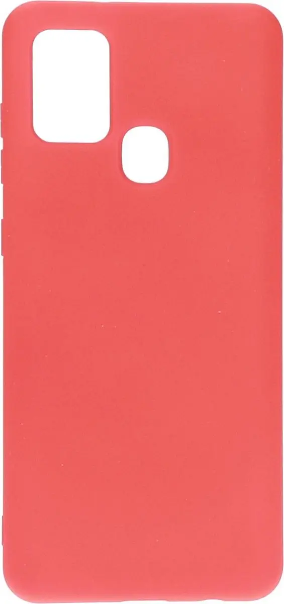 Mobiparts MP-108026 Hoesje Samsung Galaxy A21s - Siliconen - Rood