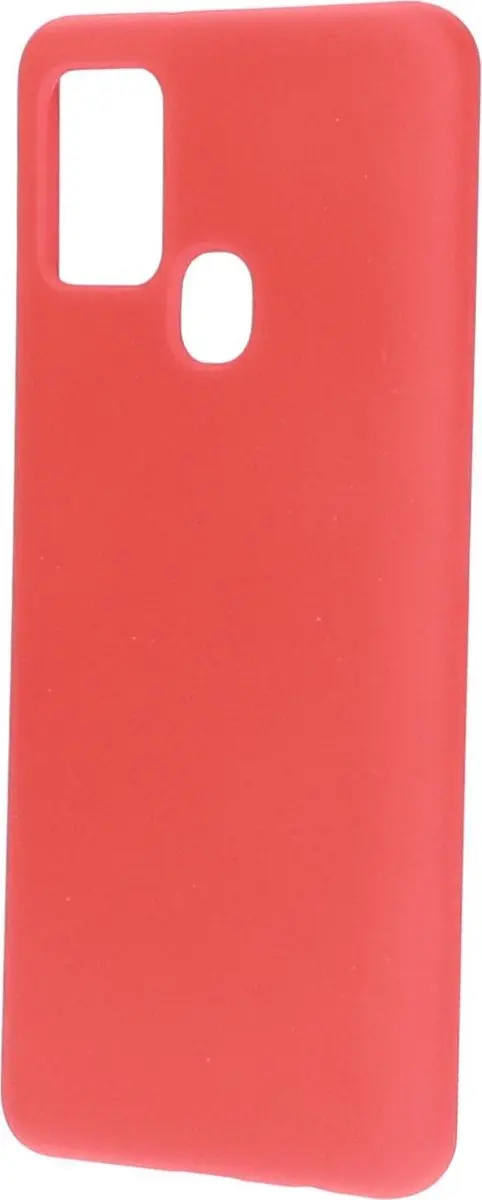 Mobiparts MP-108026 Hoesje Samsung Galaxy A21s - Siliconen - Rood