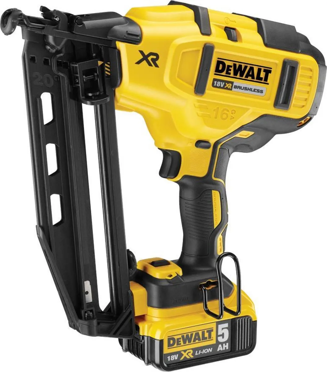 DeWalt DCN660P2 Accu Afwerk Tacker 18V - 32-63mm - 2x 5.0Ah