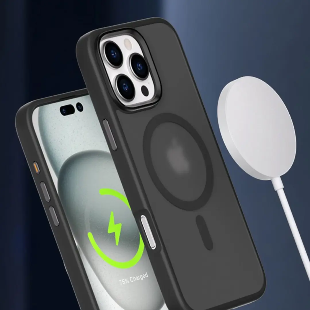 MobiQ iPhone 16 Pro Max Telefoonhoesje - MagSafe - Paars
