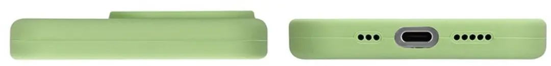 MobiQ Liquid Silicone Hoesje iPhone 16 Pro 46-00259 - Mintgroen