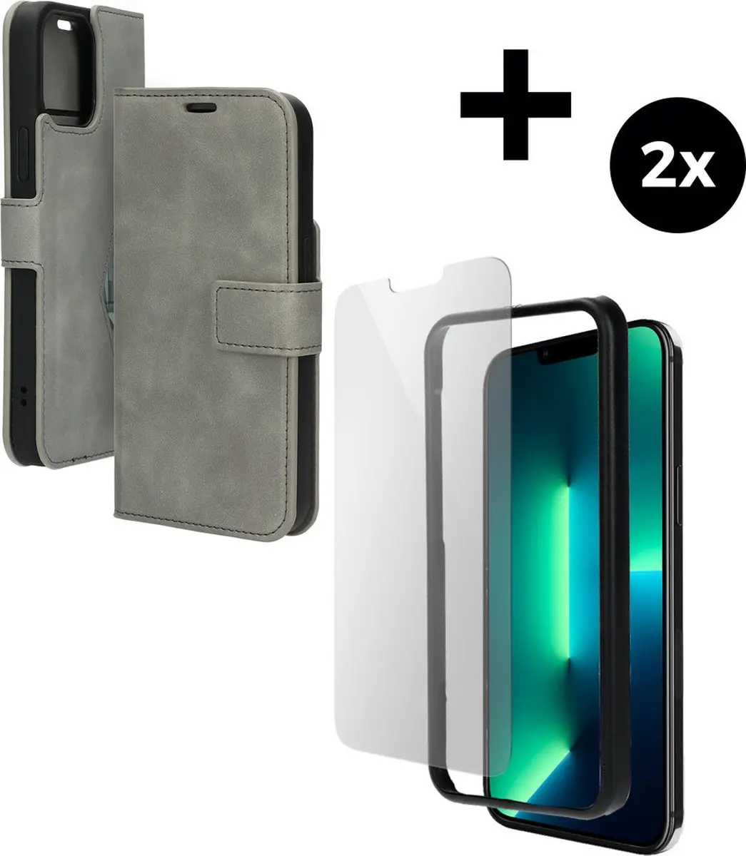 Mobiparts Classic Wallet Hoesje MP-5000794 - Grijs