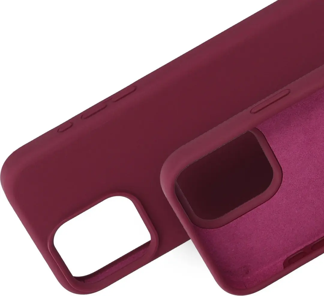 Mobiparts MP-127666 Hoesje iPhone 16 Pro Max - Siliconen - Paarsrood