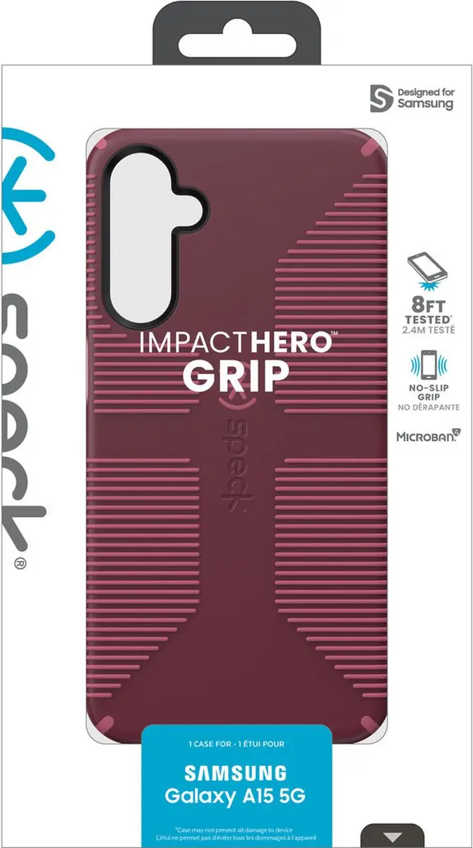 Speck Impact Hero 150607-3137 Hoesje - Rood - afbeelding 6 van 6