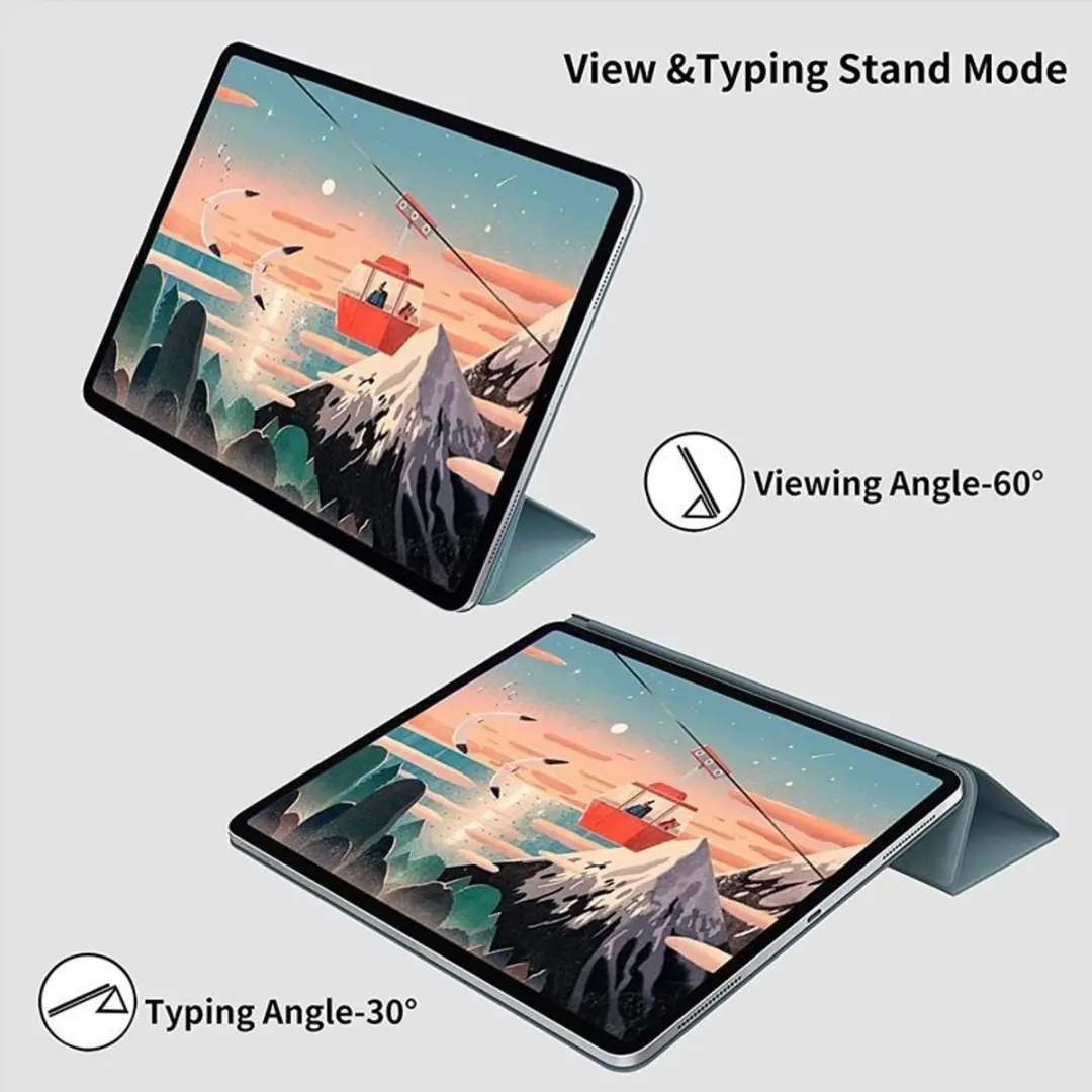 MobiQ Magnetische Folio Case 46-01801 - iPad Air 13" (2026) M4 - Donkergroen