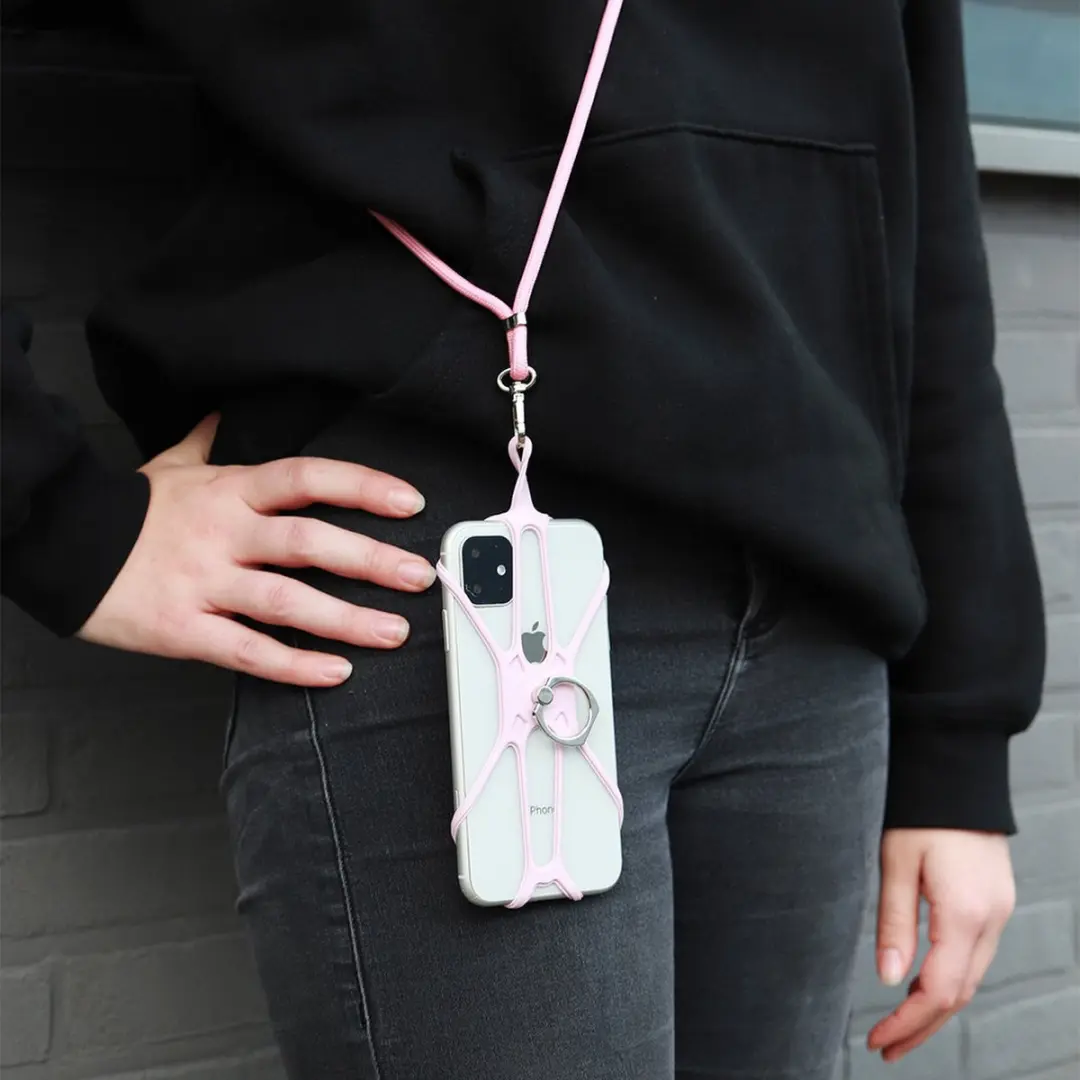 Mobiparts Universal Phonestrap MP-104767 - Roze - afbeelding 6 van 6