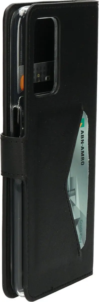 Mobiparts MP-121317 Hoesje Oppo A16 Wallet - Eco Leer - Zwart - afbeelding 6 van 6