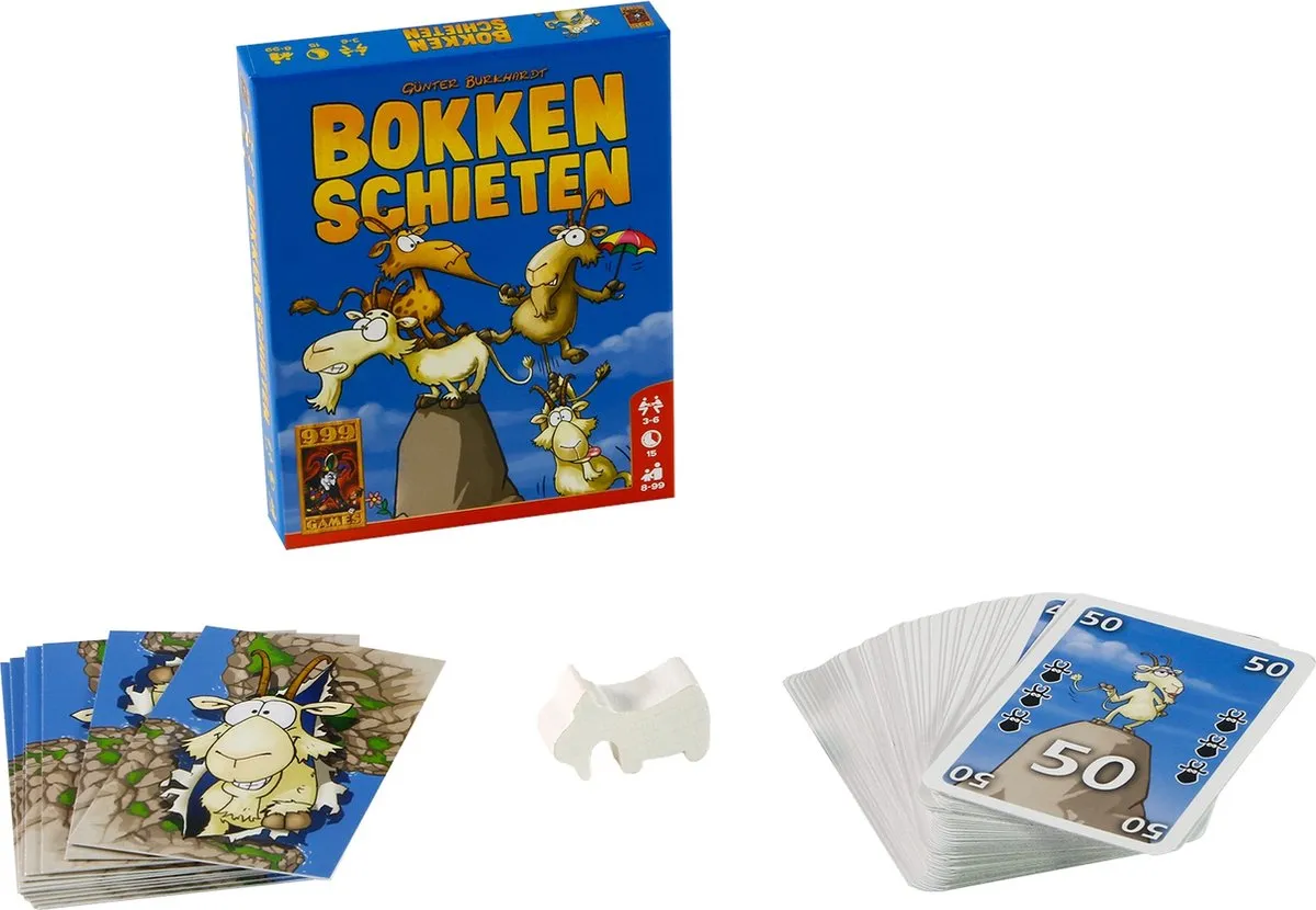 999 Games Bokken Schieten Kaartspel 999-BOK02 - 3-6 Spelers