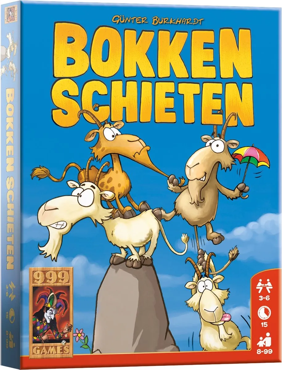 999 Games Bokken Schieten Kaartspel 999-BOK02 - 3-6 Spelers
