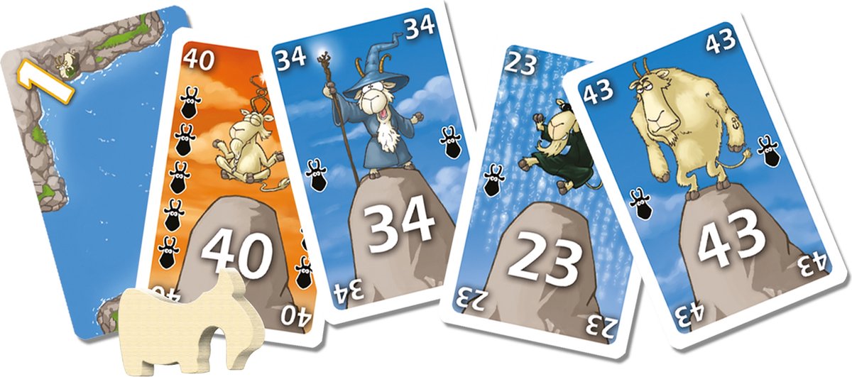 999 Games - Bokken Schieten - Kaartspel - Origineel slagenspel - Tactisch spel - Gezelschapsspel - Klein cadeautje - spelregels in NL, EN en FR