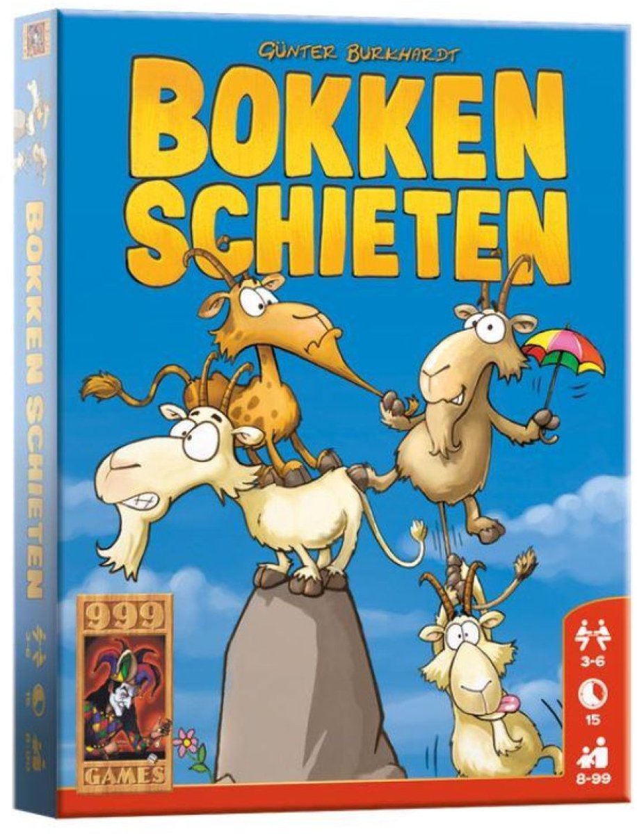 999 Games - Bokken Schieten - Kaartspel - Origineel slagenspel - Tactisch spel - Gezelschapsspel - Klein cadeautje - spelregels in NL, EN en FR