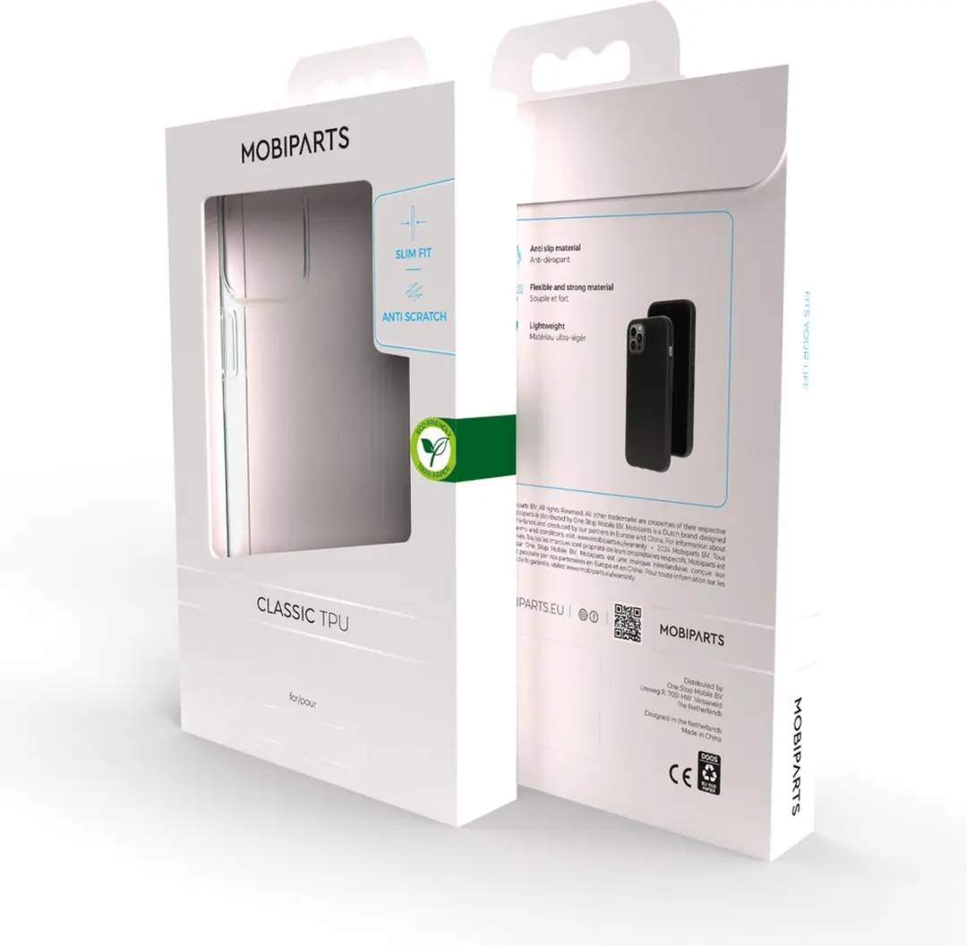 Mobiparts Classic TPU Hoesje MP-5001753 - iPhone 15 Pro Max - Transparant