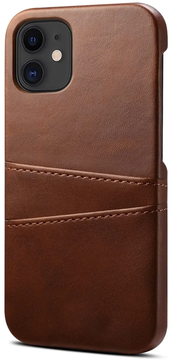 MobiQ Leer Wallet Hoesje iPhone 12 Pro Max