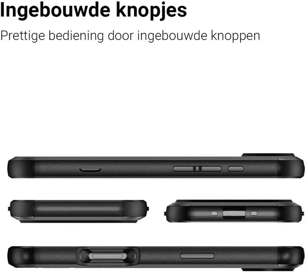 MobiQ Layered Armor Hoesje 46-01299 - iPhone 17 Air - Zwart