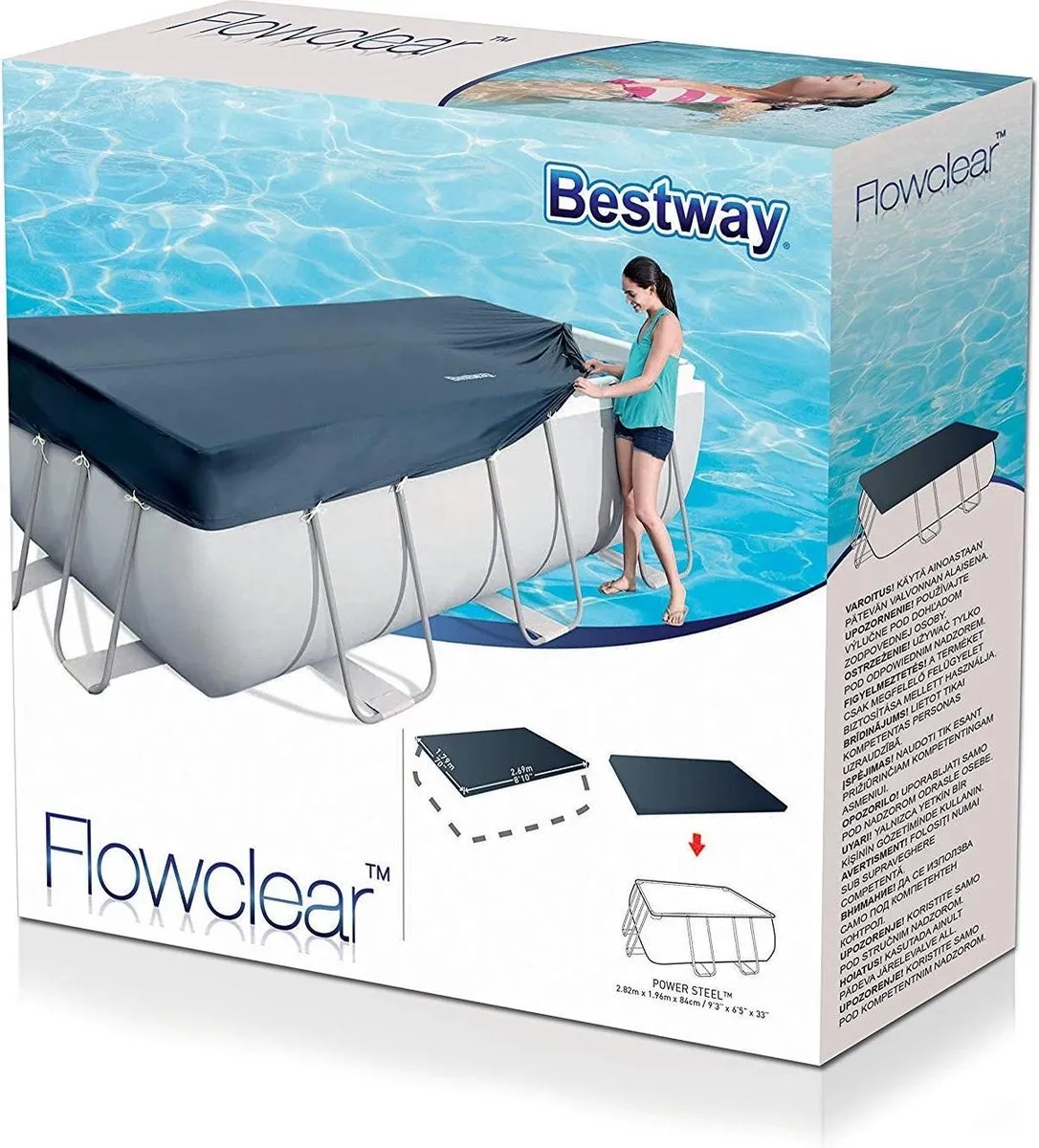 Bestway Mistral Afdekzeil 265x179cm - Blauw