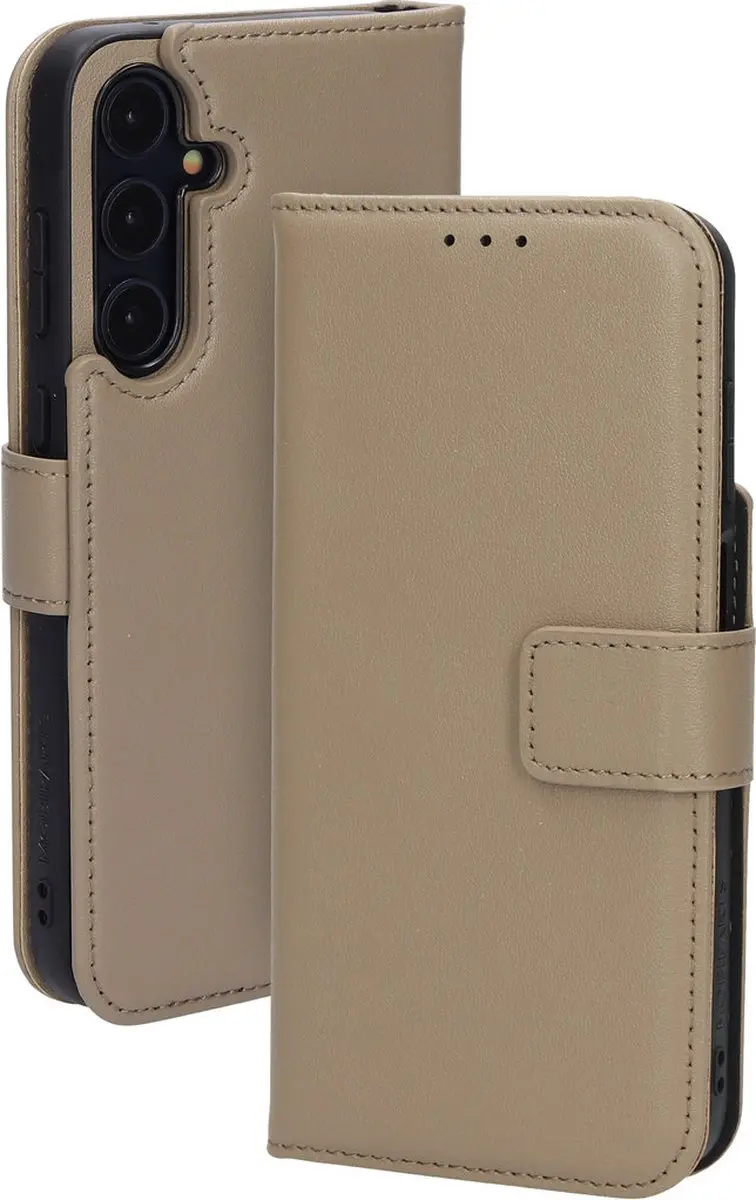 Mobiparts MP-126017 Hoesje Samsung Galaxy A55 - Wallet 2-in-1 Beige
