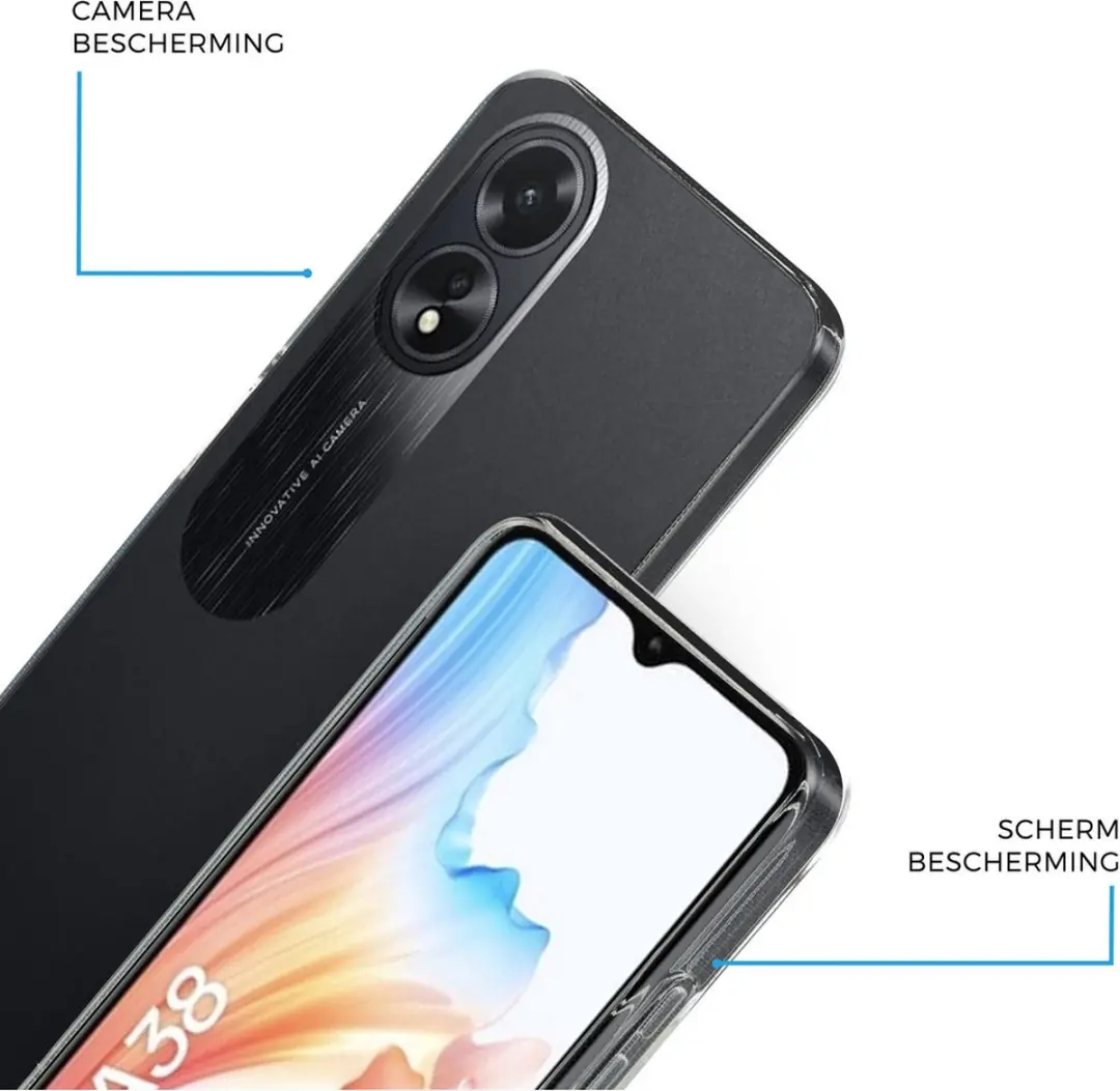 Mobiparts MP-125264 Hoesje Oppo A18/A38 - Transparant