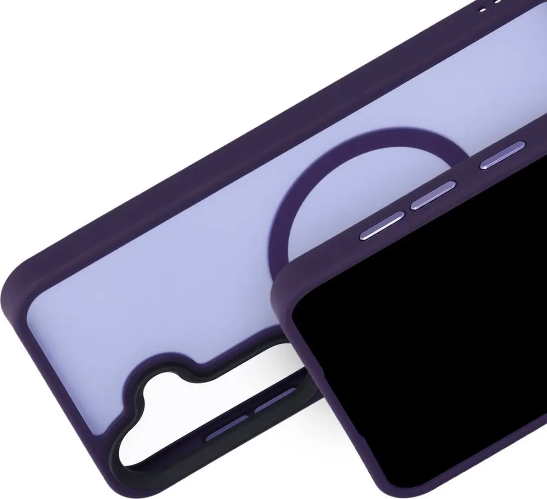 Mobiparts MP-128586 Hoesje Samsung Galaxy S25 - Hardcover MagSafe - Paars