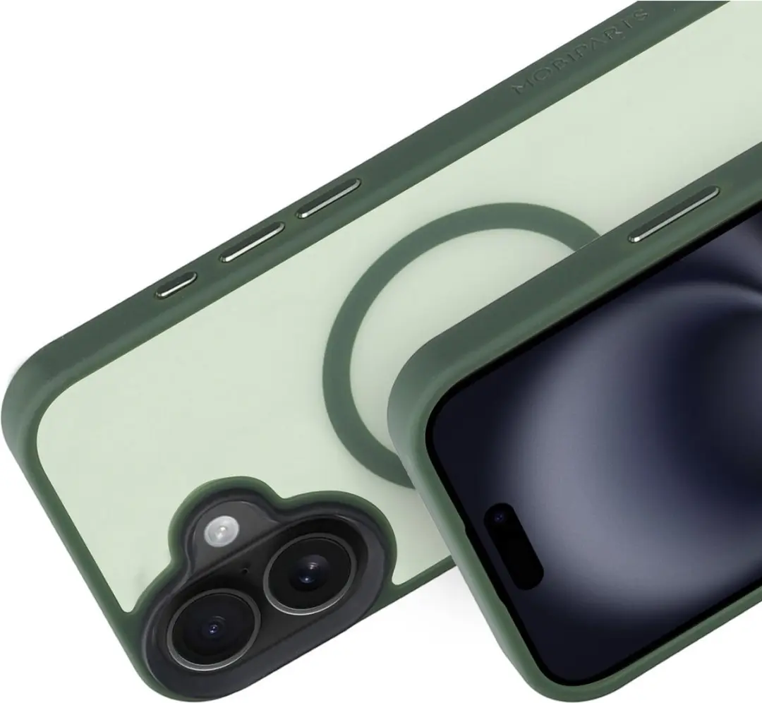 Mobiparts Hoesje iPhone 16 MagSafe - Groen - MP-127213