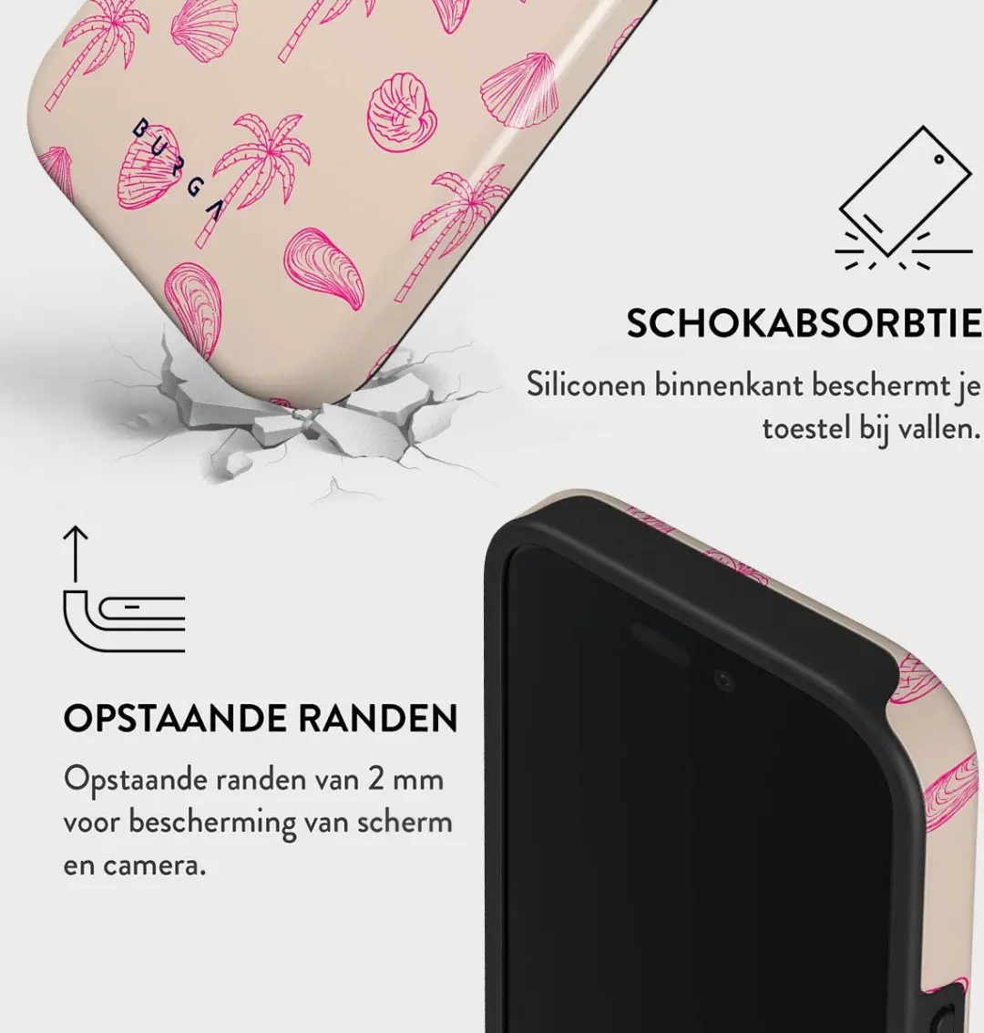 Burga Tough Case Apple iPhone 16 - Beach Please