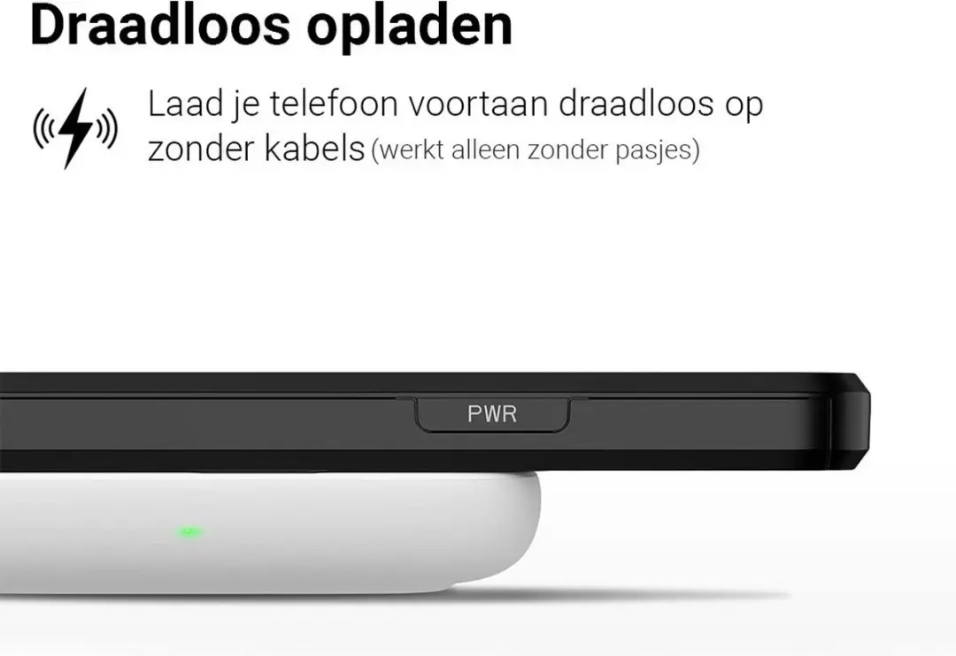 MobiQ Hoesje iPhone 15 Pro Max - Pashouder - Zwart - MPN 13-02931