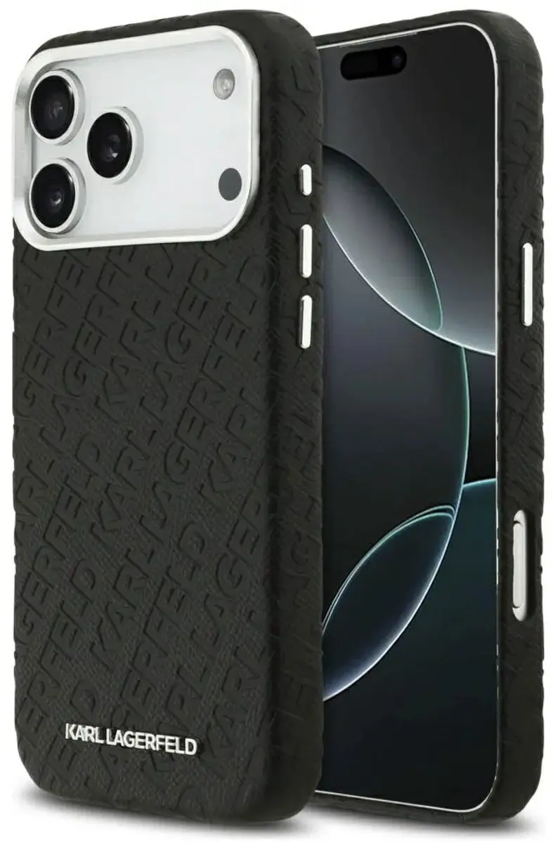 Karl Lagerfeld Gestempeld Magsafe Hoesje iPhone 15 Pro Max