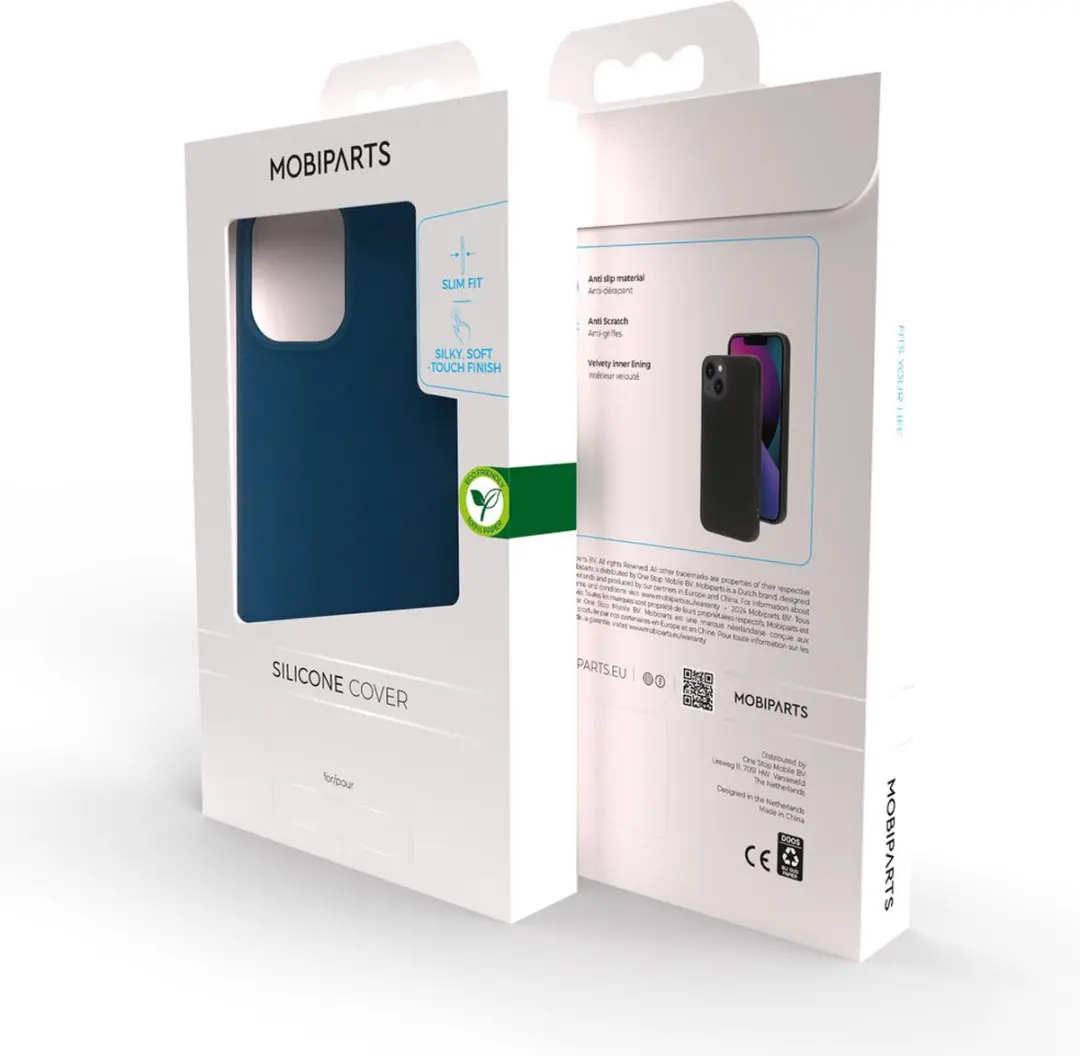 Mobiparts MP-5000103 Silicone Hoesje - iPhone 12 Pro Max - Blauw