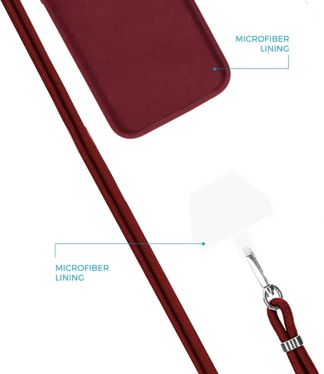 Mobiparts Siliconen Hoesje MP-124790 iPhone 14 - Rood