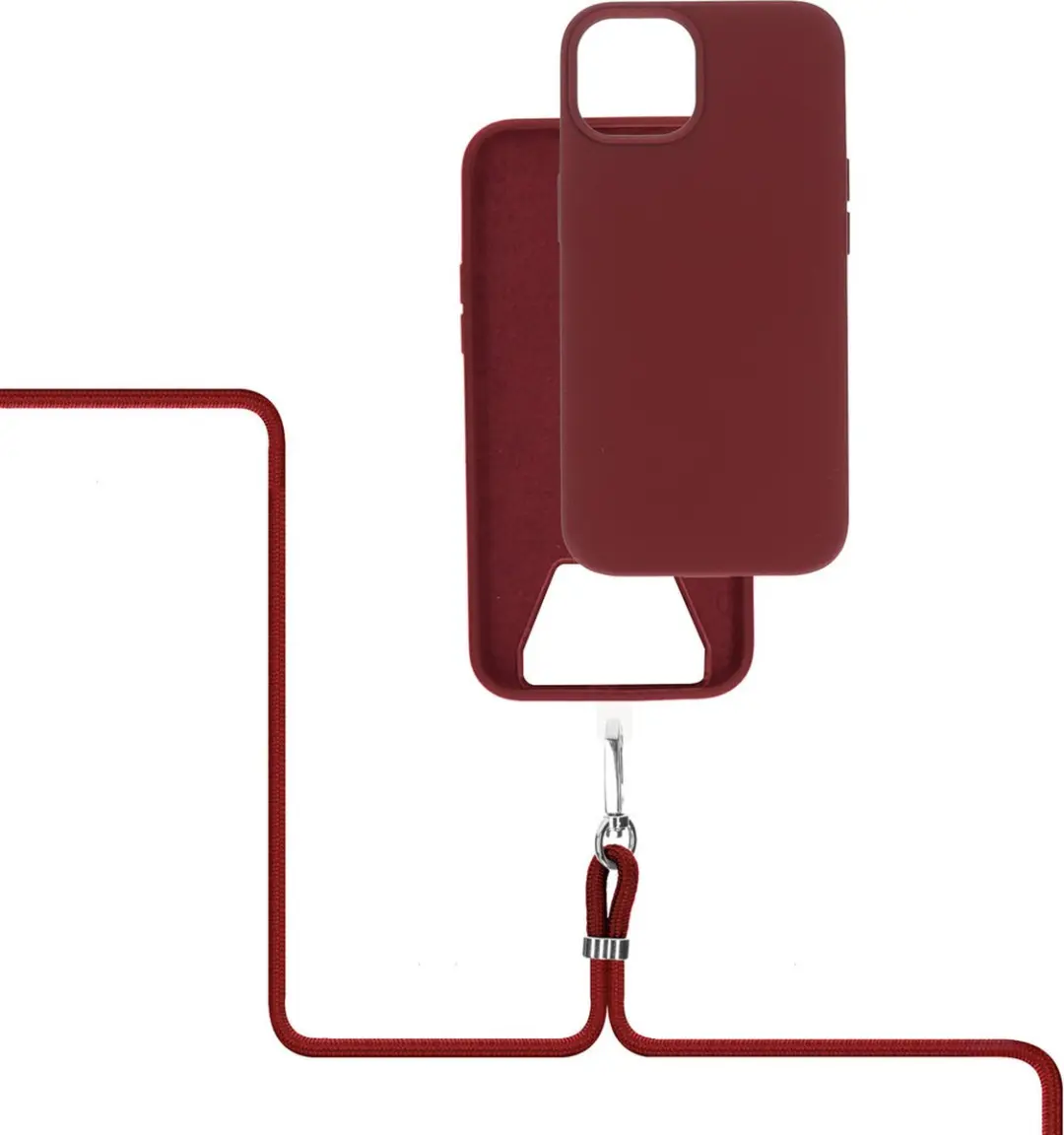 Mobiparts Siliconen Hoesje MP-124790 iPhone 14 - Rood - afbeelding 6 van 6