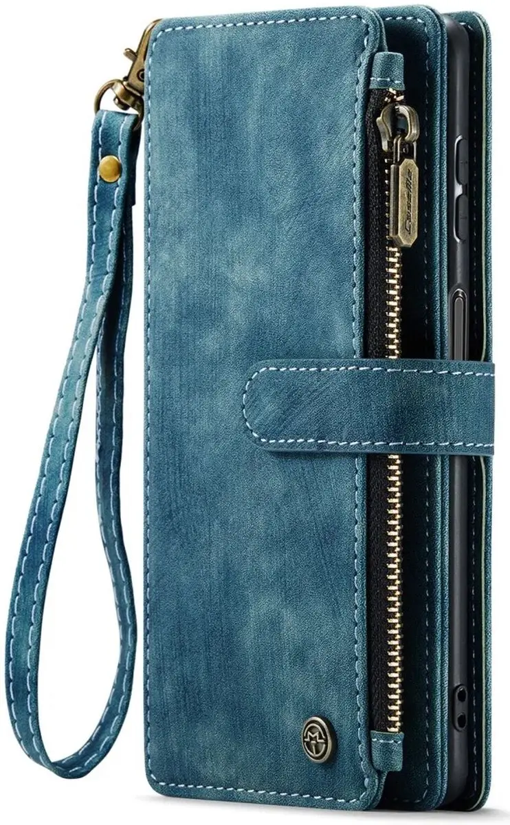 Caseme C30 Hoesje Samsung Galaxy A34 - Blauw - afbeelding 6 van 6